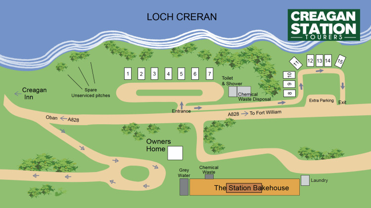 Creagan Tourers Sitemap