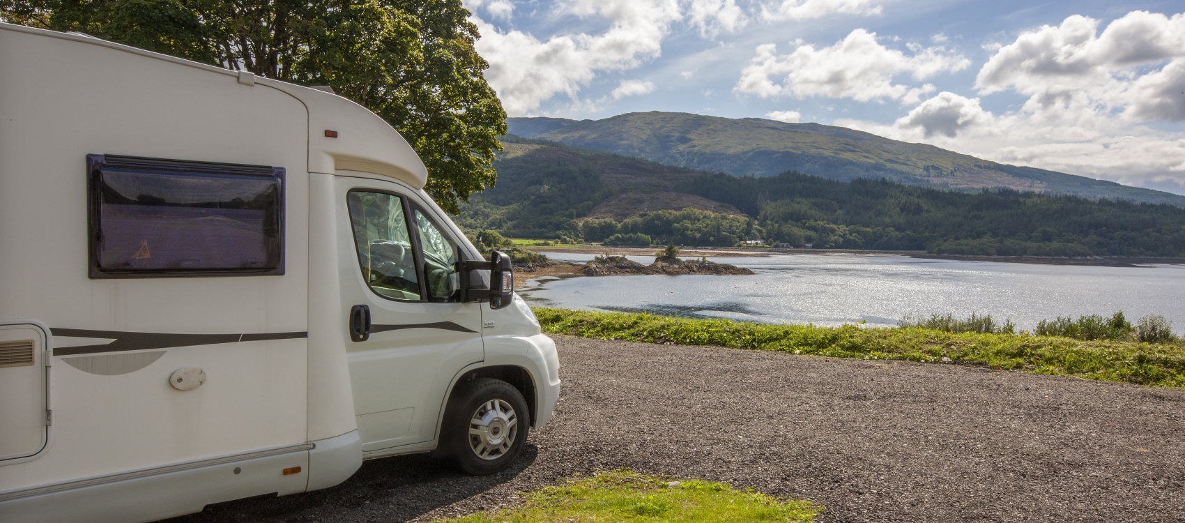 Hardstanding with water and electric on each plot and fantastic views